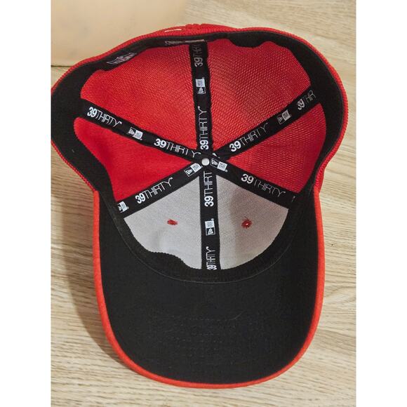 New Era Scarlet San Francisco 49ers 39THIRTY Flex Hat Cap Mens Large / XLarge - Picture 7 of 8